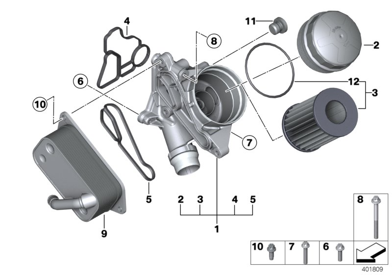 3B13 Lubricat.syst.-oil Filter,heat Exchanger-11_5134