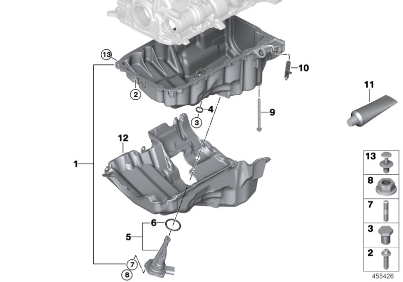 8B93 Oil Pan/oil Level Indicator-11_6372