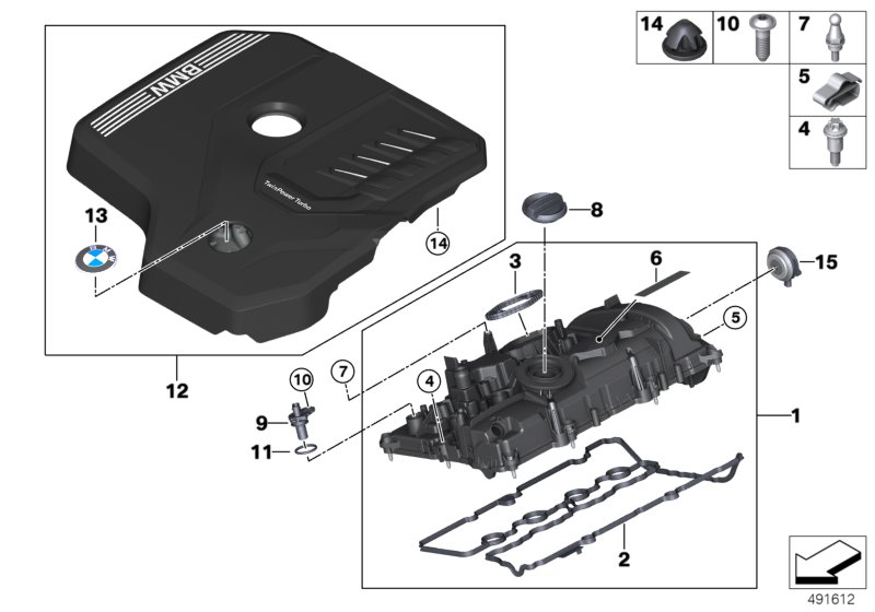 5R13 Cylinder Head Cover/Mounting Parts-11_7738