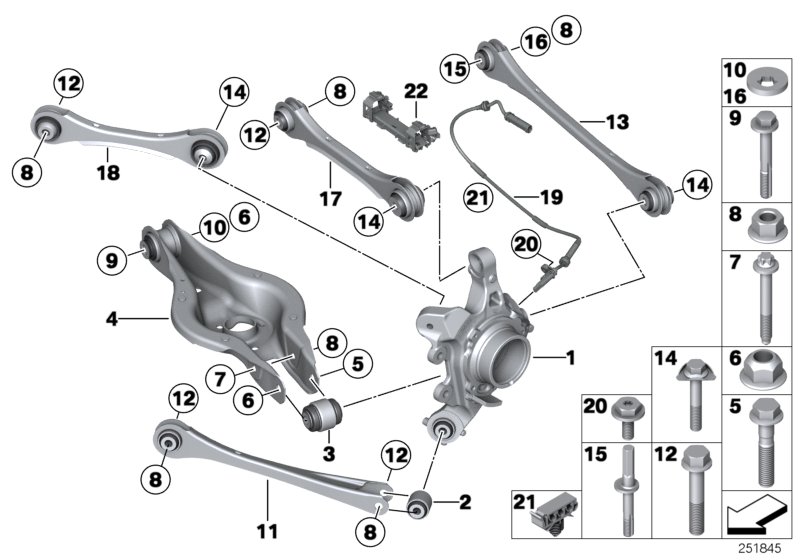 3B13 Rear Axle Support/wheel Suspension-33_1602