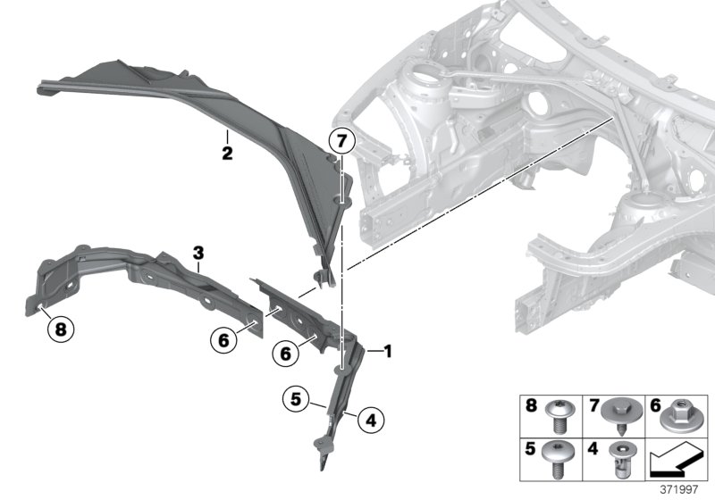 8B93 Mounting Parts, Engine Compartment-51_8662