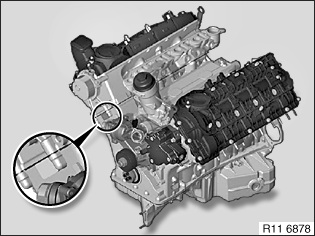 engine number identification location - M67 / M67TU