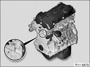 engine number identification location - N40 / N45 / N45T / N43