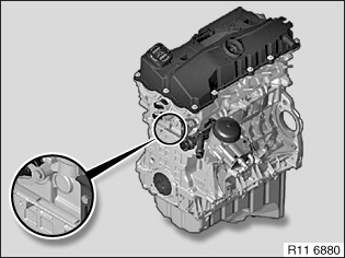 engine number identification location - N42 / N46 / N46T
