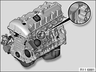 engine number identification location - N51 / N52 / N52K / N52T / N53 / N54 / N55