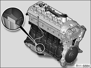 engine number identification location - S54
