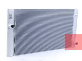 remove the coolant hose from lower right side of the radiator