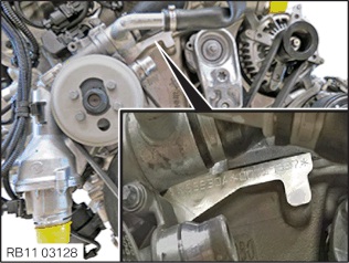 engine number identification location - S55