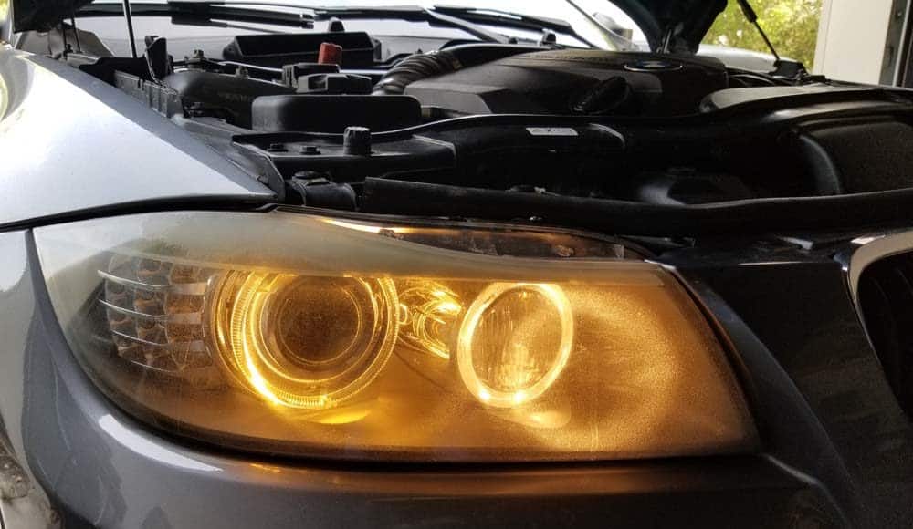 How to change the angel eyes H8 bulbs on BMW e90 lci FULL TUTORIAL