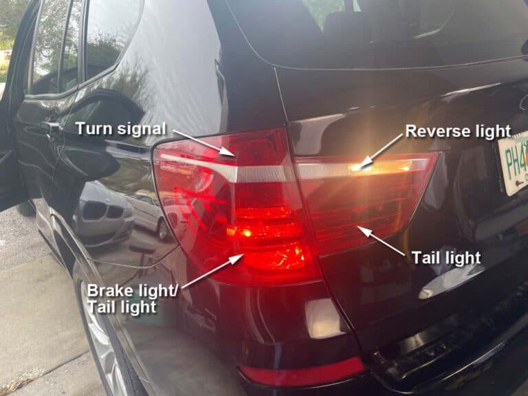 BMW X3 Tail light Bulb Replacement 20112017 F25