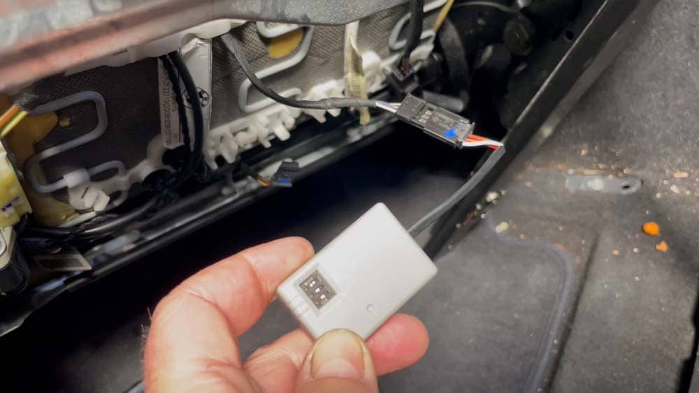 bmw e90 seat occupancy sensor repair - Make sure the emulator dip switches are set correctly