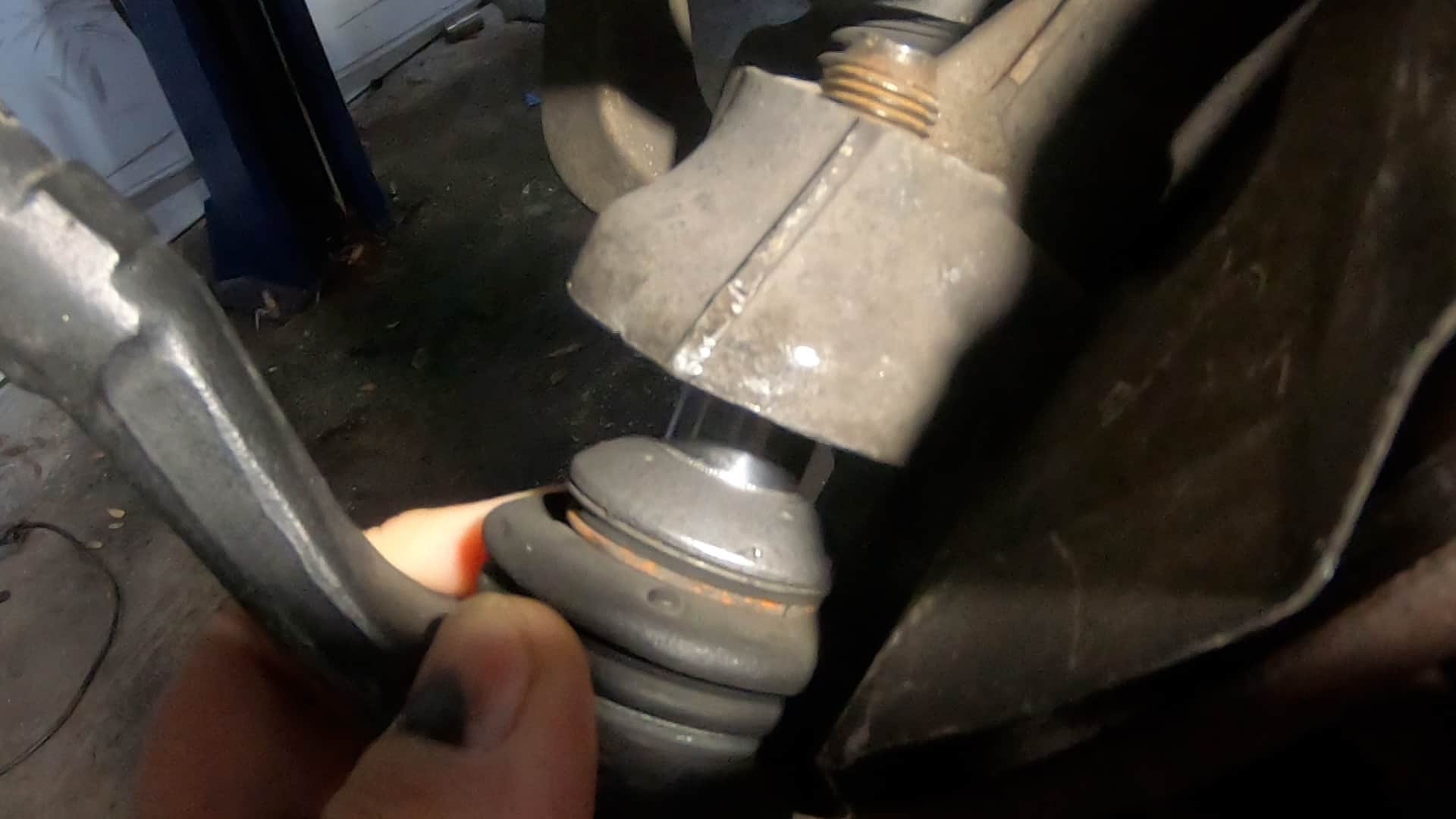 bmw e90 front strut replacement - Remove the tie rod ball joint from the steering knuckle