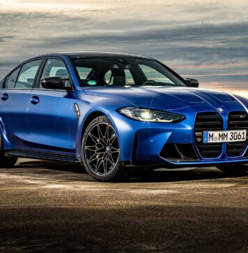 2022 bmw m3 right side