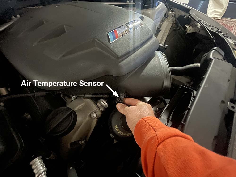 Unplug the air temperature sensor